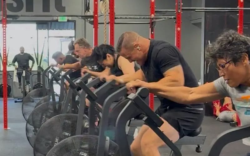Band workout class