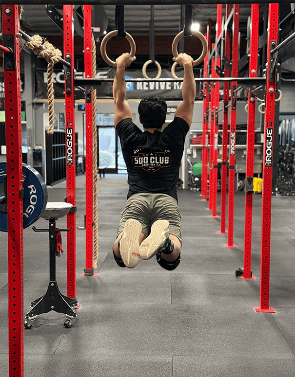 man doing CrossFit at Jute CrossFit